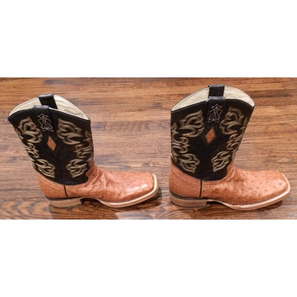 J.B. Dillon Reserve Ostrich Original Cowboys Boots Size 6 1/2 D - Picture 4 of 6